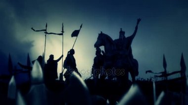 Charlemagne büyük ordusuyla