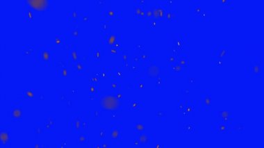 Sparks bir mavi ekran arka plan üzerinde ateş