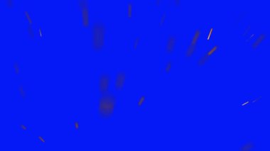 Altın kıvılcımlar up üzerinde mavi bir uçan arka plan ekran