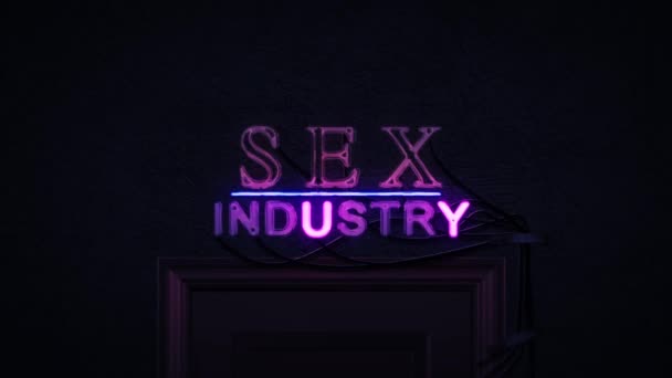 Leuchtreklame der Sexindustrie ein- und ausschalten