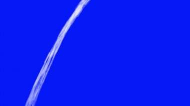 Su akar bir akışı ve döngü mavi ekranda