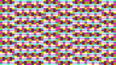 Piksel renkli dikdörtgenler arka plan renklerini değiştirme