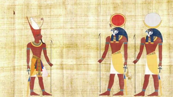 Všechny Egypt faraon s Ra a Chonsu