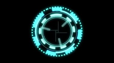 Sci-Fi fütüristik artı Hud kullanıcı arabirimi