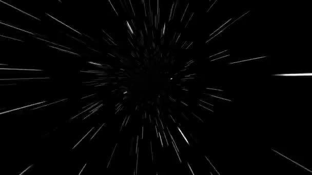 Reise Mit Lichtgeschwindigkeit Durch Einen Wirbel — Stockvideo