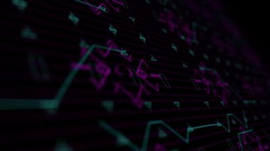 Fütüristik elektrik devresi arka plan