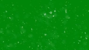 Yeşil ekran arka plan üzerinde nükleer serpinti