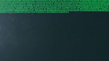 Kesmek ve çatlamak a parola üstünde eski bir bilgisayar monitör