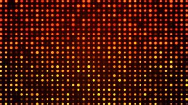 Kırmızı yanıp sönen Led ekran ışıkları döngü içinde
