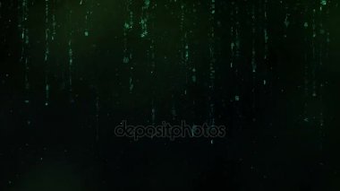 Arka plan düşen fütüristik dijital sembolleri