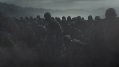 Zombilerden oluşan Ölüler Ordusu Saldırmaya hazır
