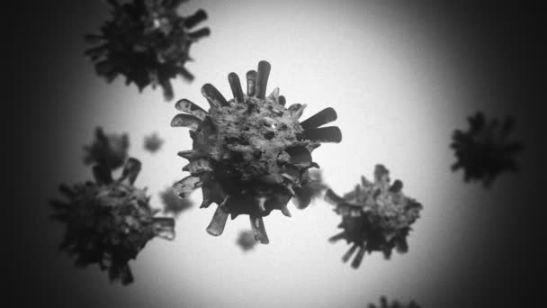 Ілюстрація Коронавірусу — стокове відео