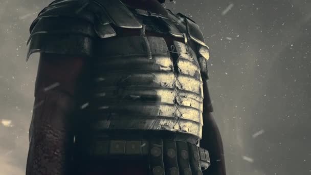 ローマ兵の胸鎧 — ストック動画
