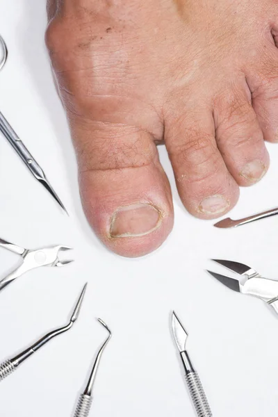 Pedicura en las piernas — Foto de Stock