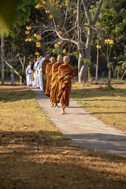 Vipassana, Tayland 'da. Pai şehri bölgesi. 12 Nisan 2019