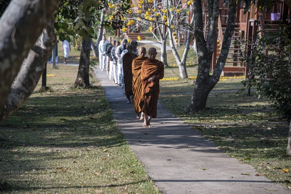 Vipassana Thailand Pai City District April 2019 — Stock Photo, Image