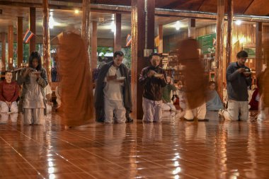 Vipassana, Tayland 'da. Pai şehri bölgesi. 13 Nisan 2018
