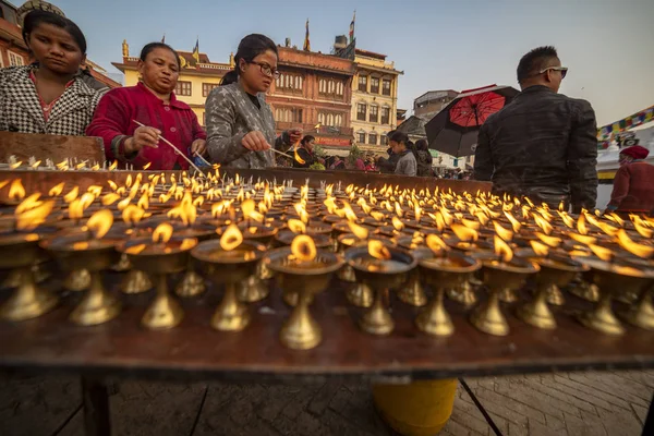Велика Студія Катманду Непал Грудня 2017 — стокове фото