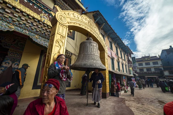 Большая Ступа Катманду Непал Декабрь 2014 — стоковое фото