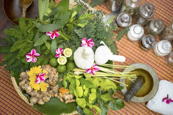 Indische Ayurveda Medizin Kräutermassage — Stockfoto