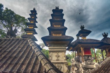 Bali adasındaki tapınak. Endonezya 'da. Nisan 05, 2020