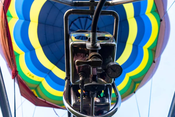 Ballonfahrt Abendflug Über Der Ukraine — Stockfoto