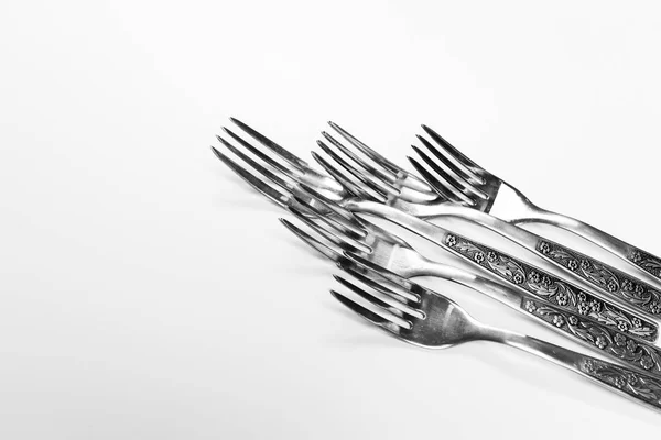 Old metal forks — Stock Photo, Image