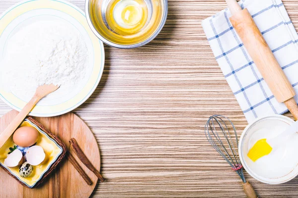 malzemeler pişirme ile tablo