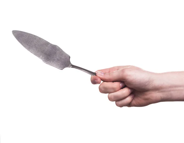 Female hand holding kitchen utensil — Stock Photo, Image