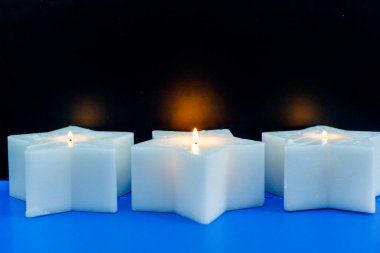 yıldız şeklinde mum