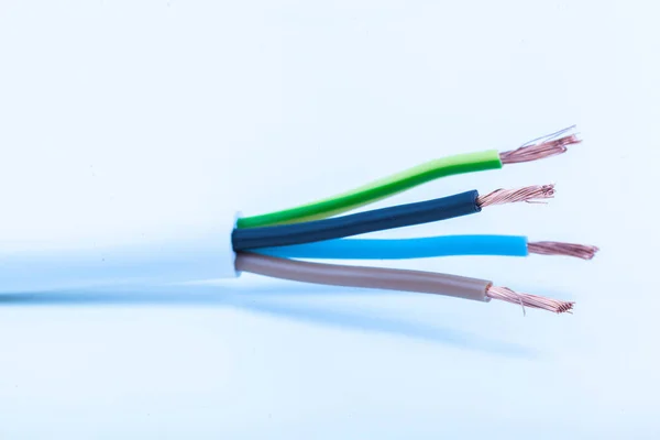 Cable eléctrico tamizado — Foto de Stock