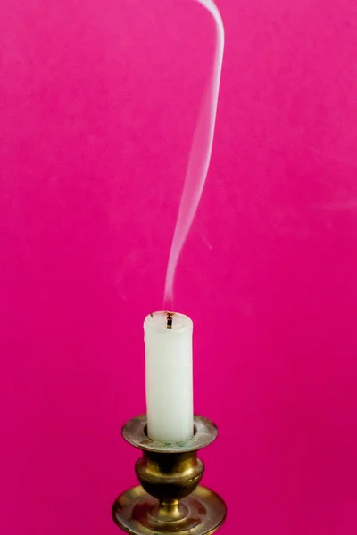 Retro style candle holder — Stock Photo, Image