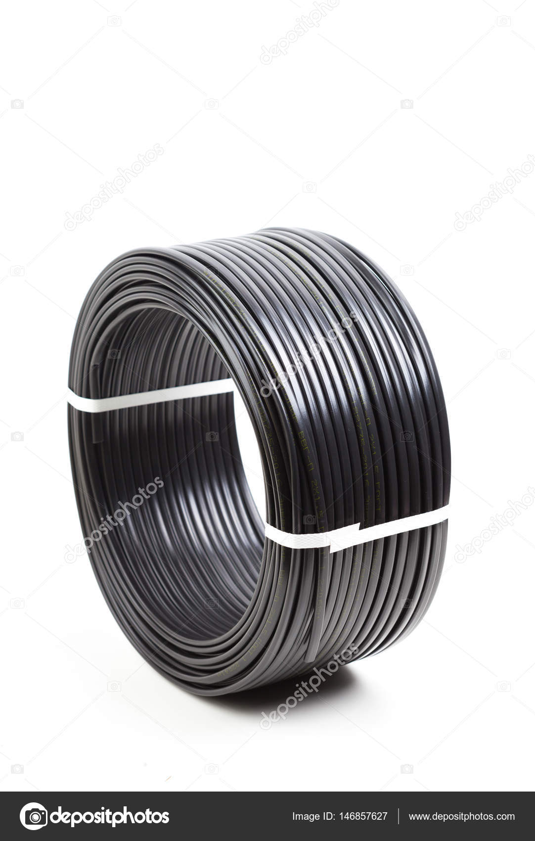 Black electric cable Stock Photo by ©Fotofabrika 146857627