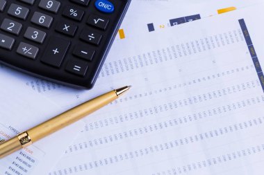 Grafikler ile ofis işyeri