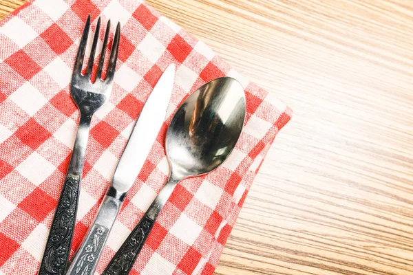 Fork,spoon and knife — Stock Photo, Image