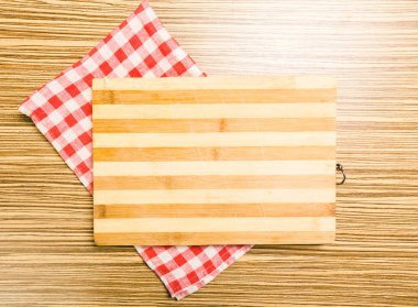 Masa örtüsü mutfak masasında