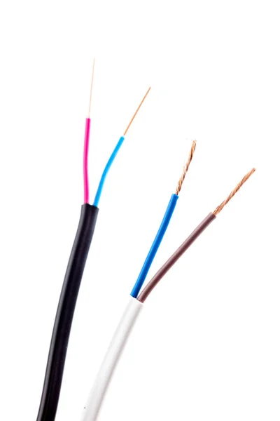 Электроэкранированный кабель — стоковое фото