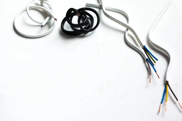 Elektrische afgeschermde kabel — Stockfoto