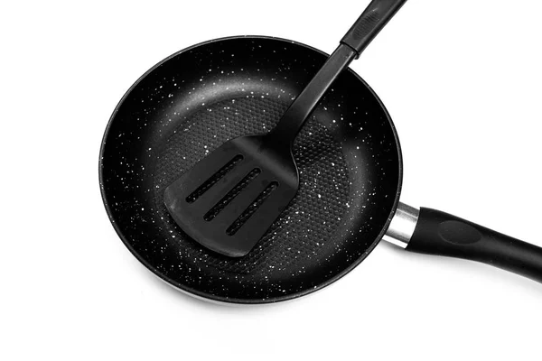Чёрная сковородка — стоковое фото