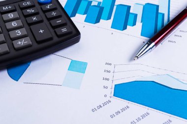 Grafikler ile ofis işyeri