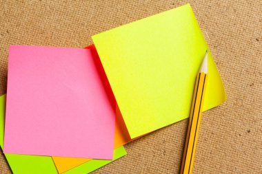 Boş etiket notlar kopya alanı ile