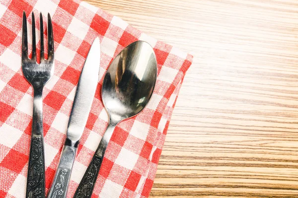 Fork and table knife — Stock Photo, Image