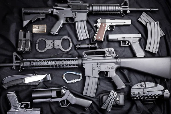 Weapon and military equipment — Stock Photo, Image