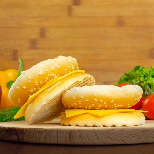 Sanduíche de queijo grelhado — Fotografia de Stock