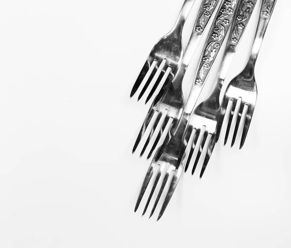 Oude metalen vorken — Stockfoto