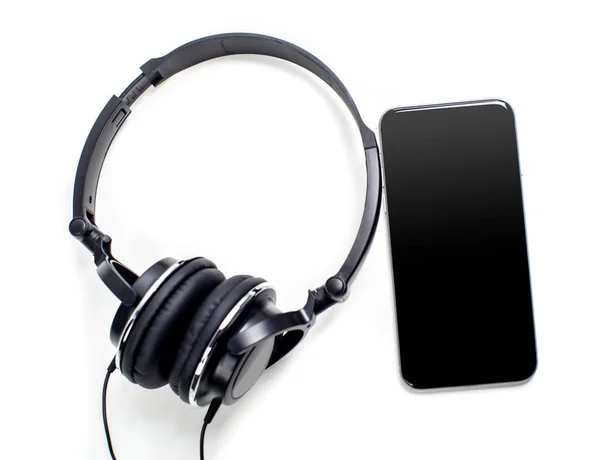 Auriculares para reproductor de música de audio — Foto de Stock