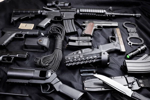 Armas y equipo militar — Foto de Stock
