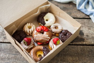 Tatlı ve lezzetli çörekler.