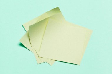 Boş etiket notlar kopya alanı ile