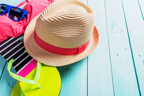 Conjunto de ropa de playa . —  Fotos de Stock